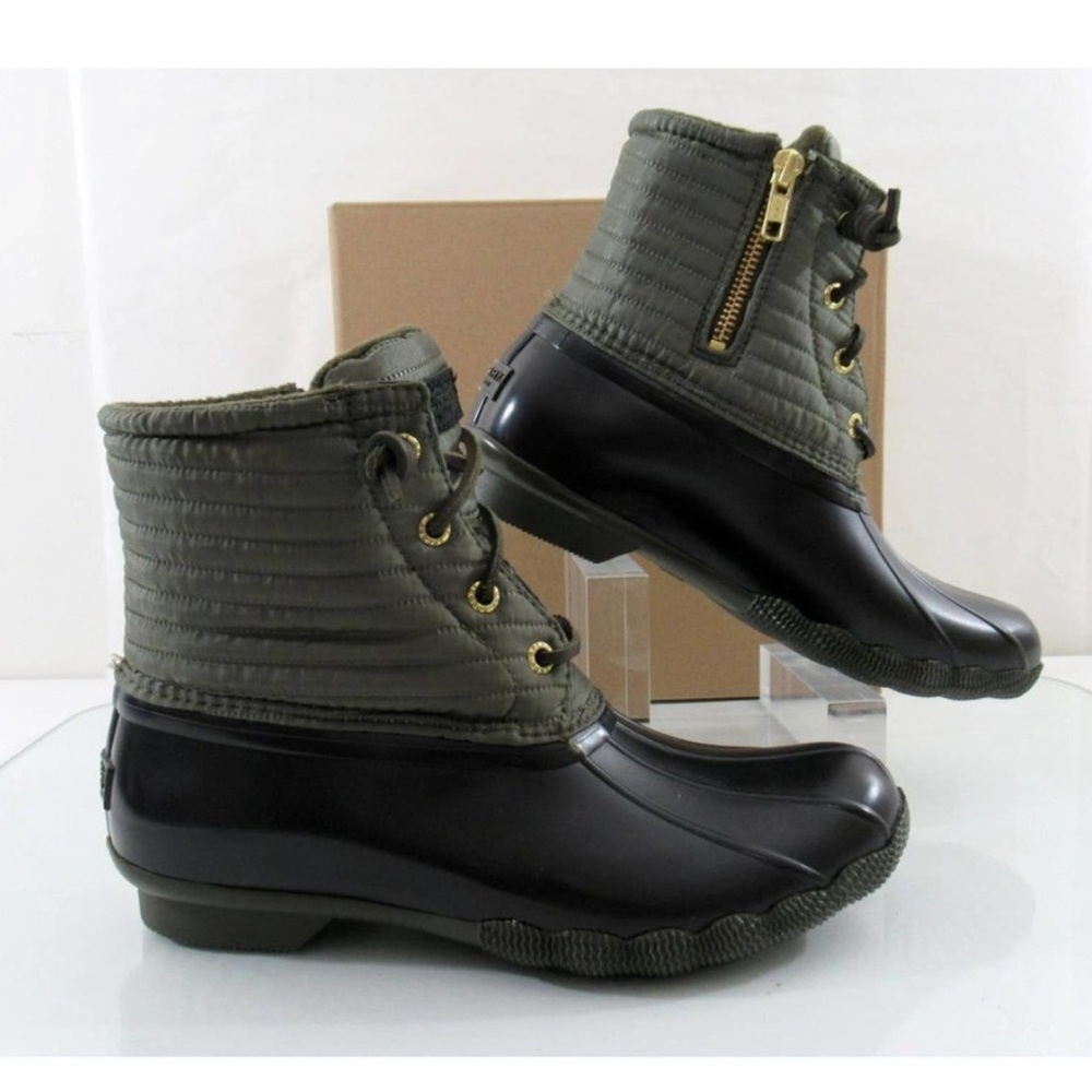 Sperry short waterproof duck boots rain boots size 7